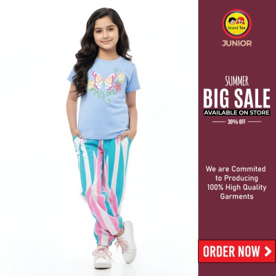🎀 Girls Fashionable T-Shirt  Set✨