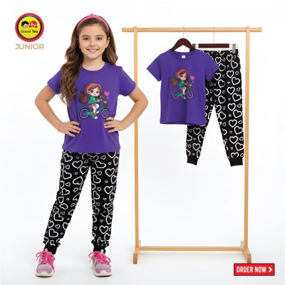 🎀 Girls Summer Fashionable T-Shirt Set✨