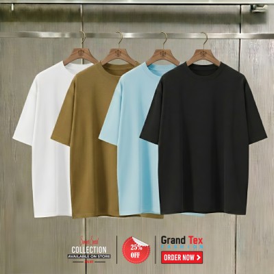 Men's Primium Drop Sholder T-Shirt Combo