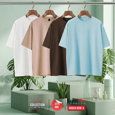 Men's Primium Drop Sholder T-Shirt Combo