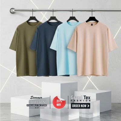 Men's Primium Drop Sholder T-Shirt Combo