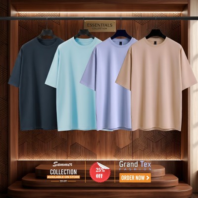 Men's Primium Drop Sholder T-Shirt Combo