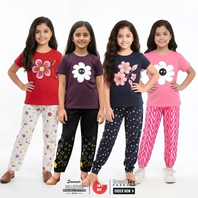 🎀 Girls Fashionable T-Shirt combo Set✨