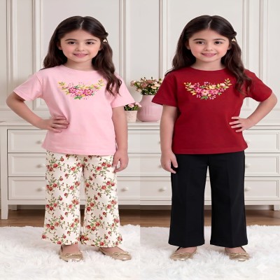 🎀 Girls Fashionable T-Shirt combo Set✨