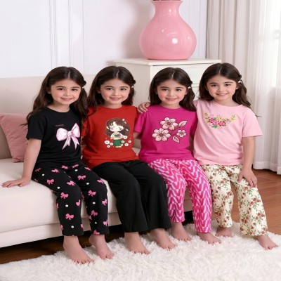🎀 Girls Fashionable T-Shirt combo Plaju Set