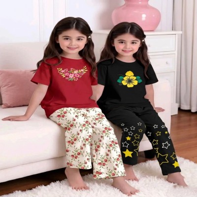 🎀 Girls Fashionable T-Shirt combo Set✨